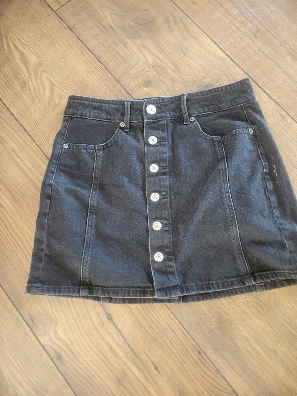American Eagle High Rise A line Denim skirt Size 4